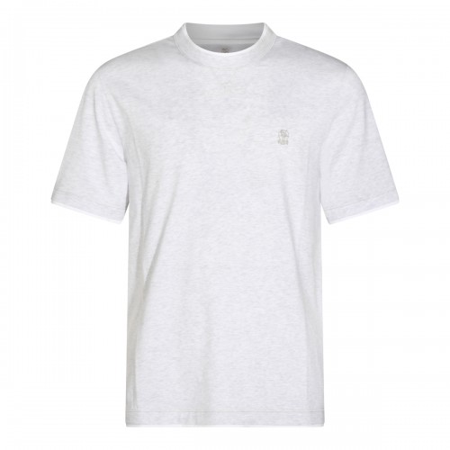 LIGHT GREY COTTON T-SHIRT