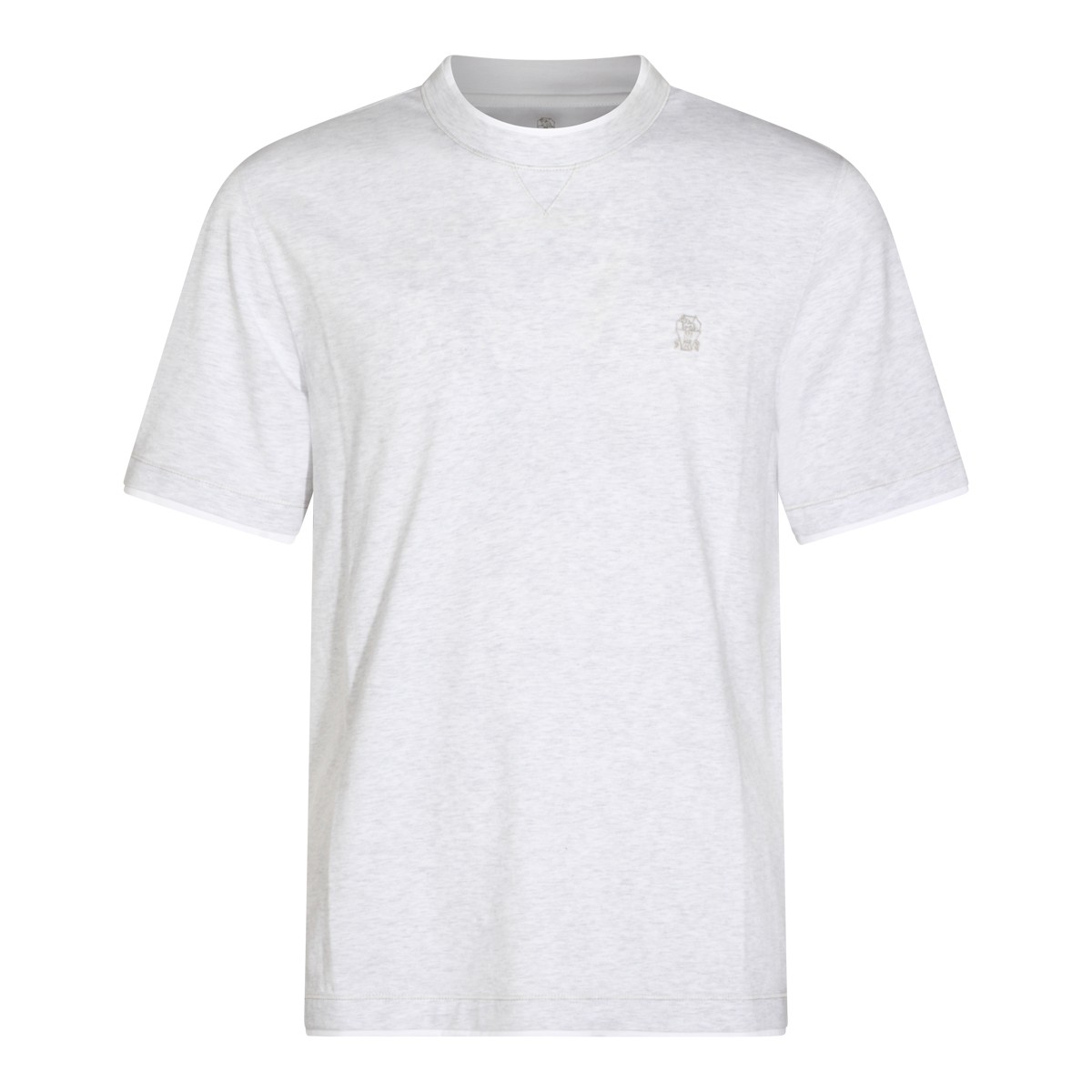 LIGHT GREY COTTON T-SHIRT