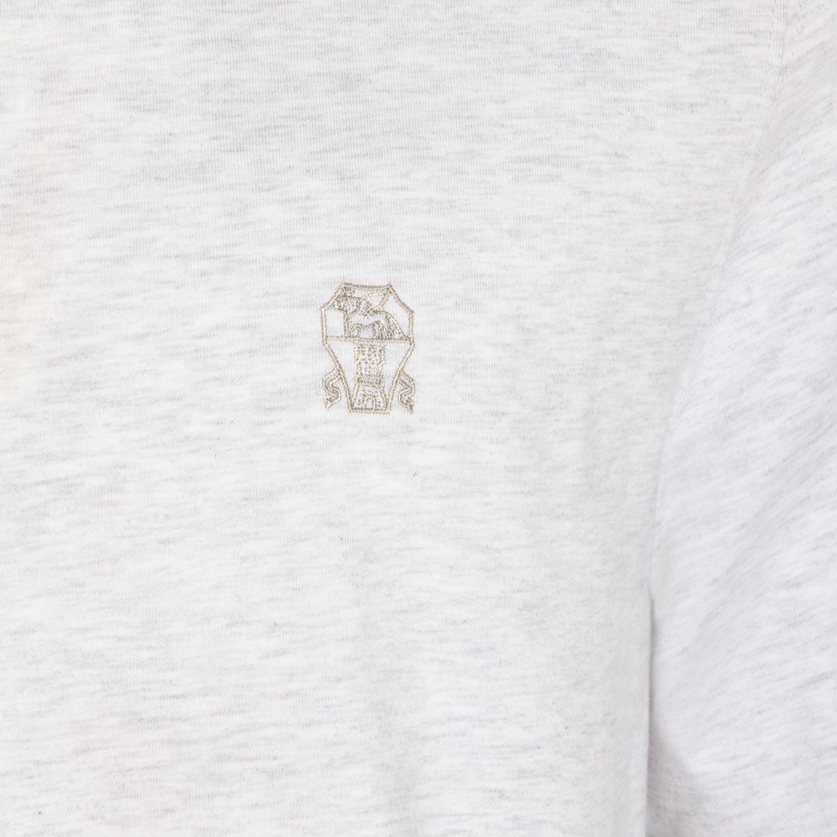 LIGHT GREY COTTON T-SHIRT