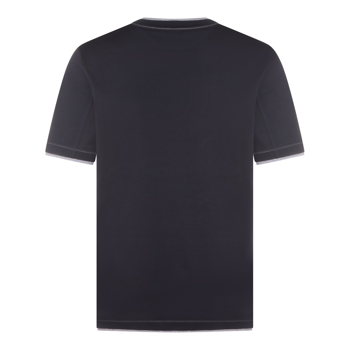 NAVY BLUE COTTON T-SHIRT