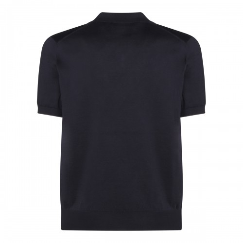 NAVY COTTON POLO SHIRT