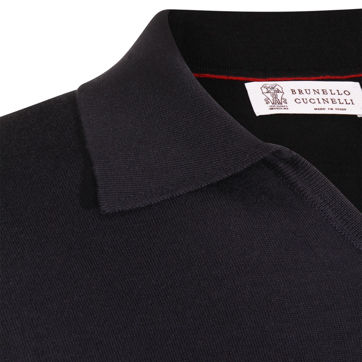 NAVY COTTON POLO SHIRT