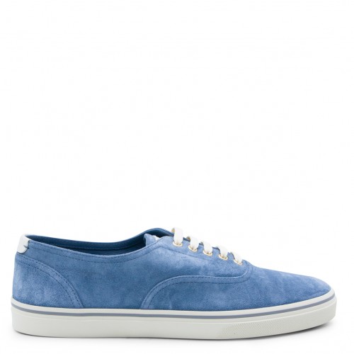 DENIM SUEDE SNEAKERS