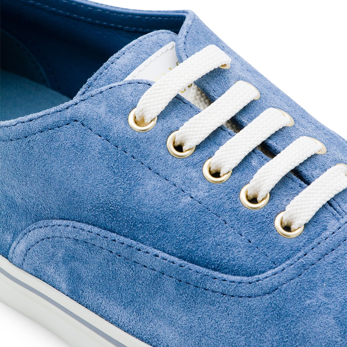 DENIM SUEDE SNEAKERS