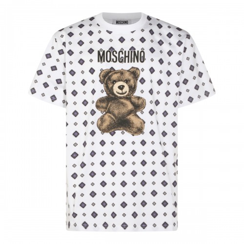 WHITE COTTON T-SHIRT