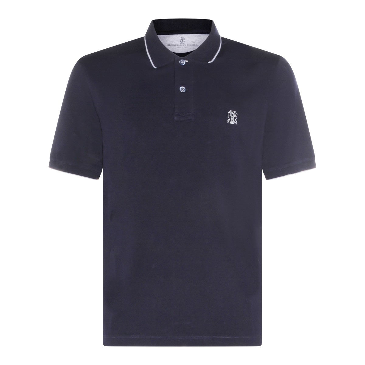 NAVY COTTON POLO SHIRT