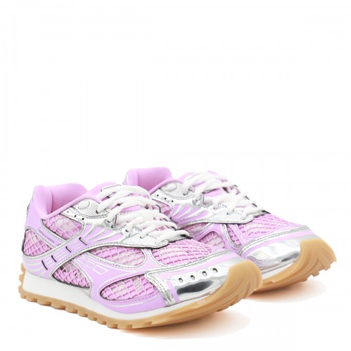 PINK AND SILVER ORBIT SNEAKERS 2