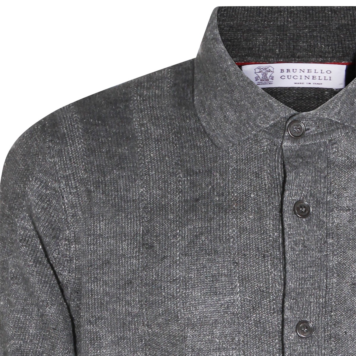 GREY LINEN BLEND SHIRT