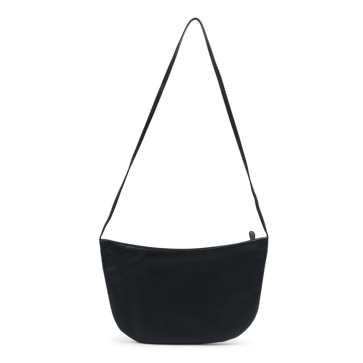 BLACK LEATHER EW IZZY SHOULDER BAG