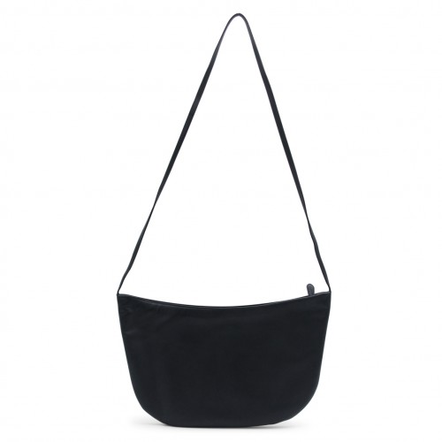 BLACK LEATHER EW IZZY SHOULDER BAG