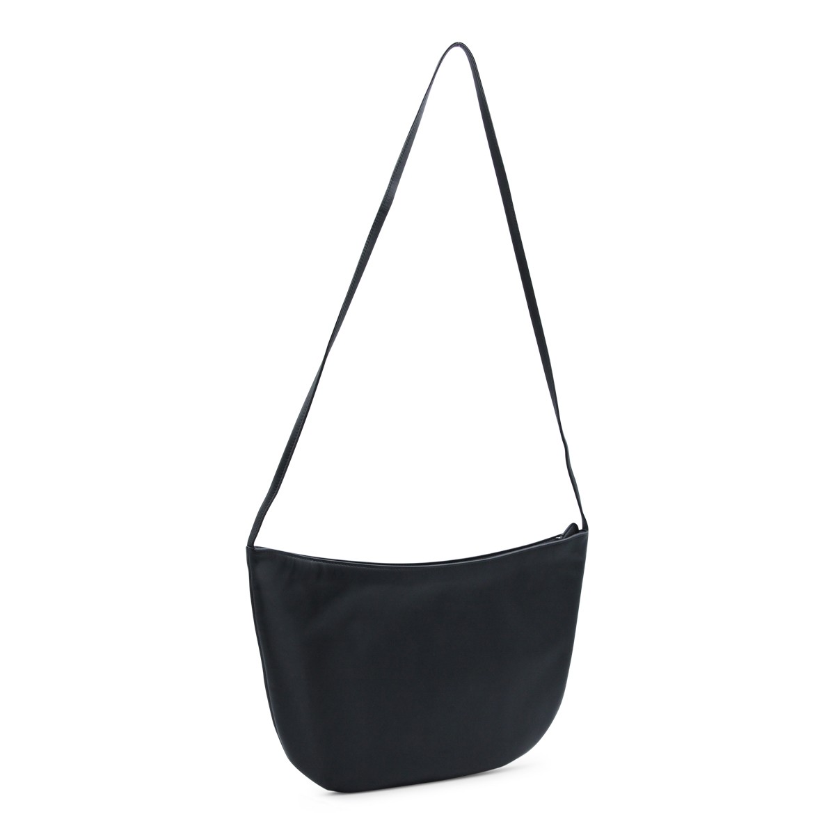 BLACK LEATHER EW IZZY SHOULDER BAG