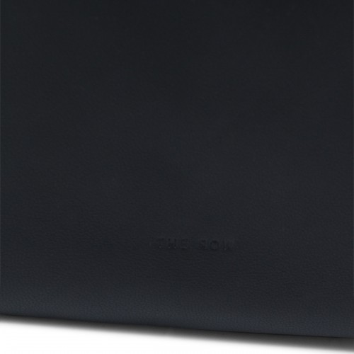 BLACK LEATHER EW IZZY SHOULDER BAG