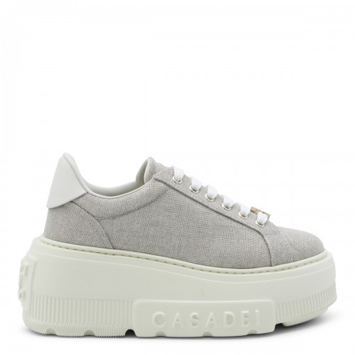 BEIGE LEATHER NEXUS SOLAR ECLIPSE SNEAKERS