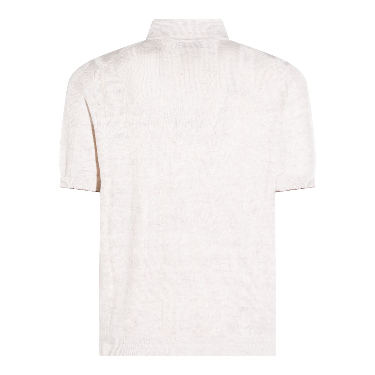 CREAM LINEN BLEND SHIRT