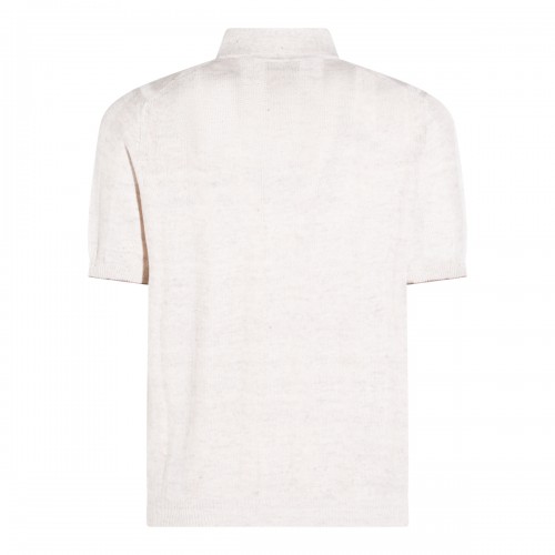 CREAM LINEN BLEND SHIRT