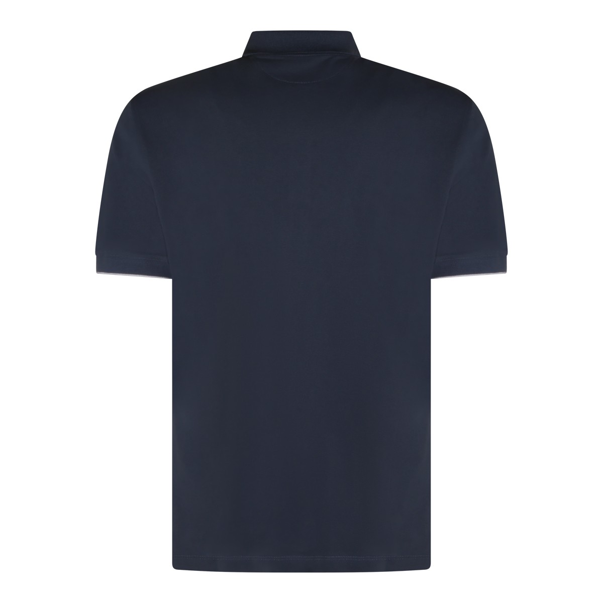BLUE COTTON POLO SHIRT