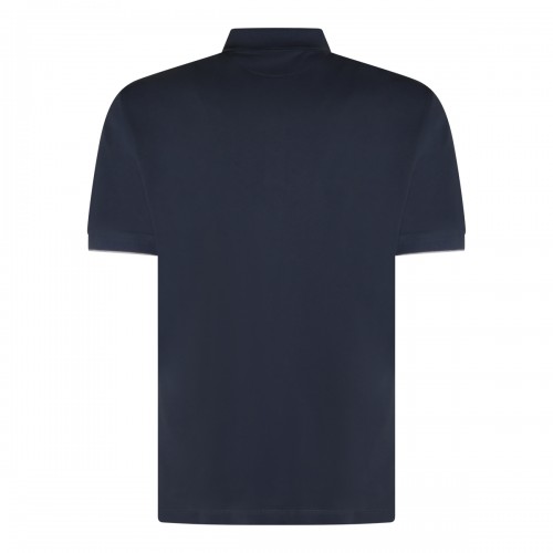 BLUE COTTON POLO SHIRT