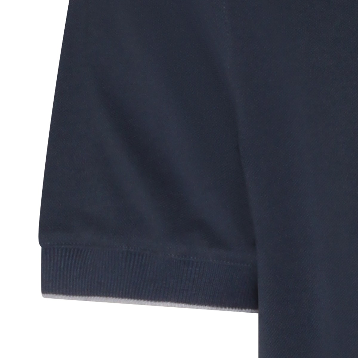 BLUE COTTON POLO SHIRT