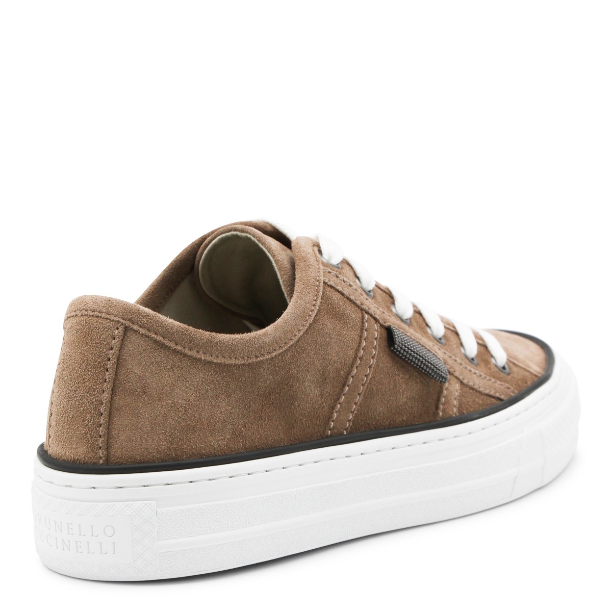 BROWN LEATHER SNEAKERS