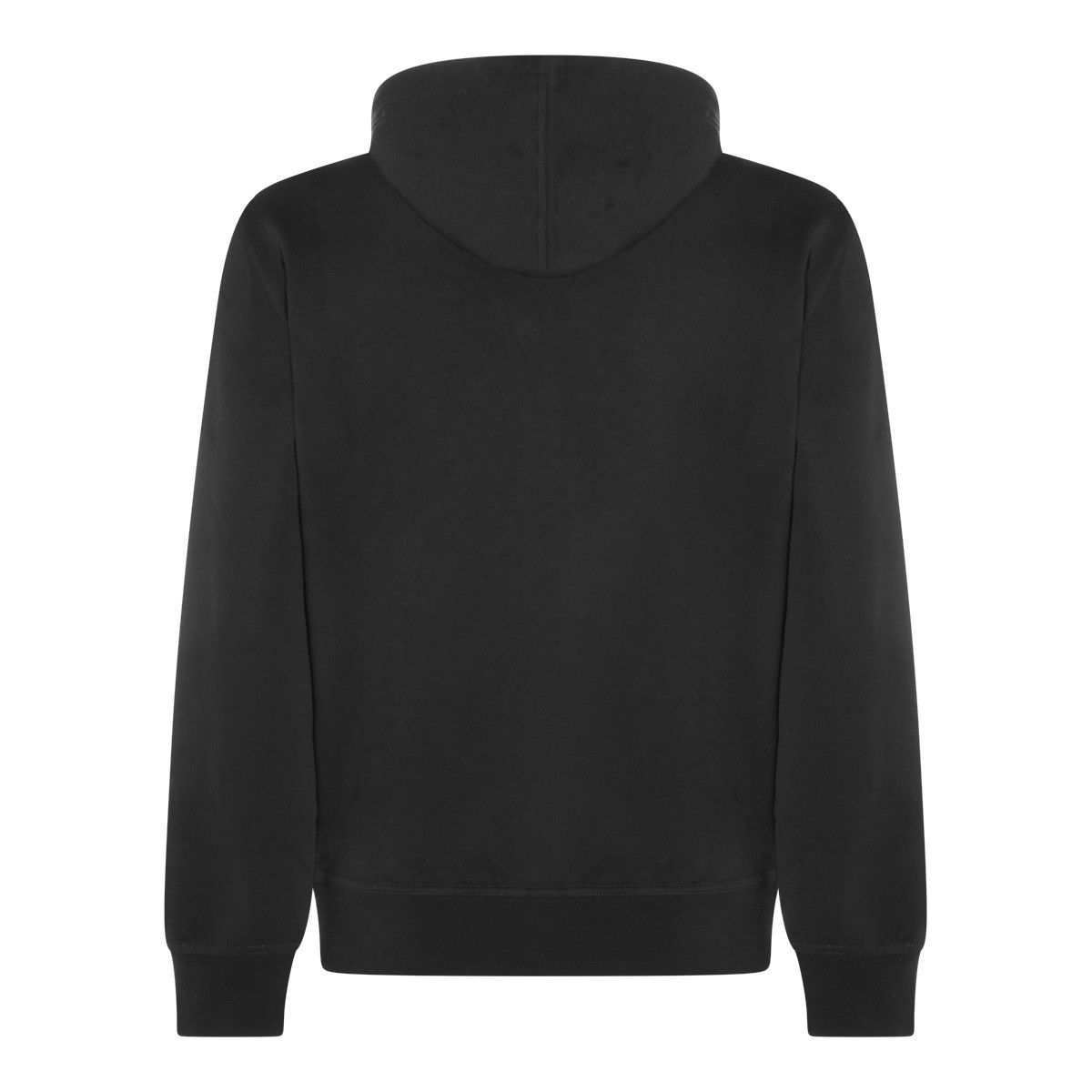 BLACK COTTON SWEATSHIRT