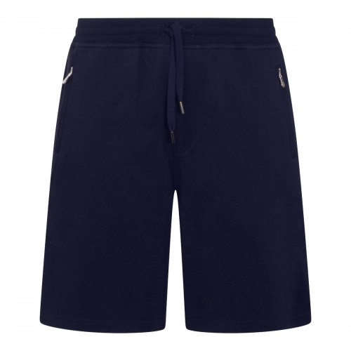 NAVY COTTON SHORTS