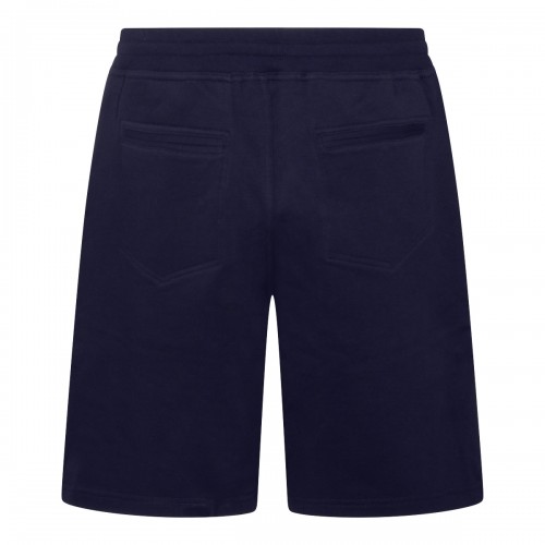 NAVY COTTON SHORTS