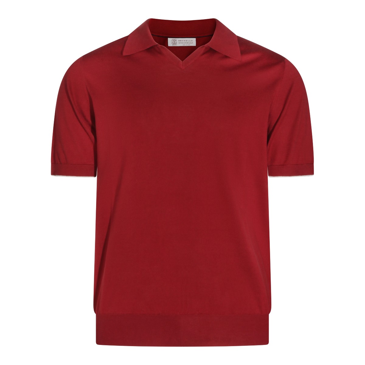 CHERRY COTTON POLO SHIRT