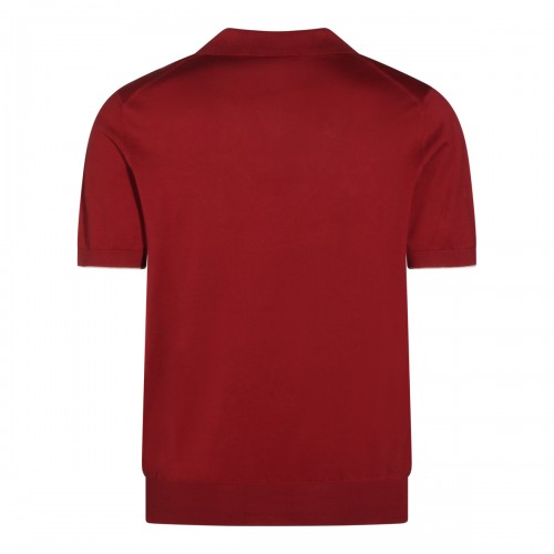 CHERRY COTTON POLO SHIRT