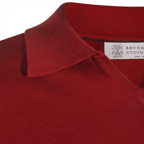 CHERRY COTTON POLO SHIRT