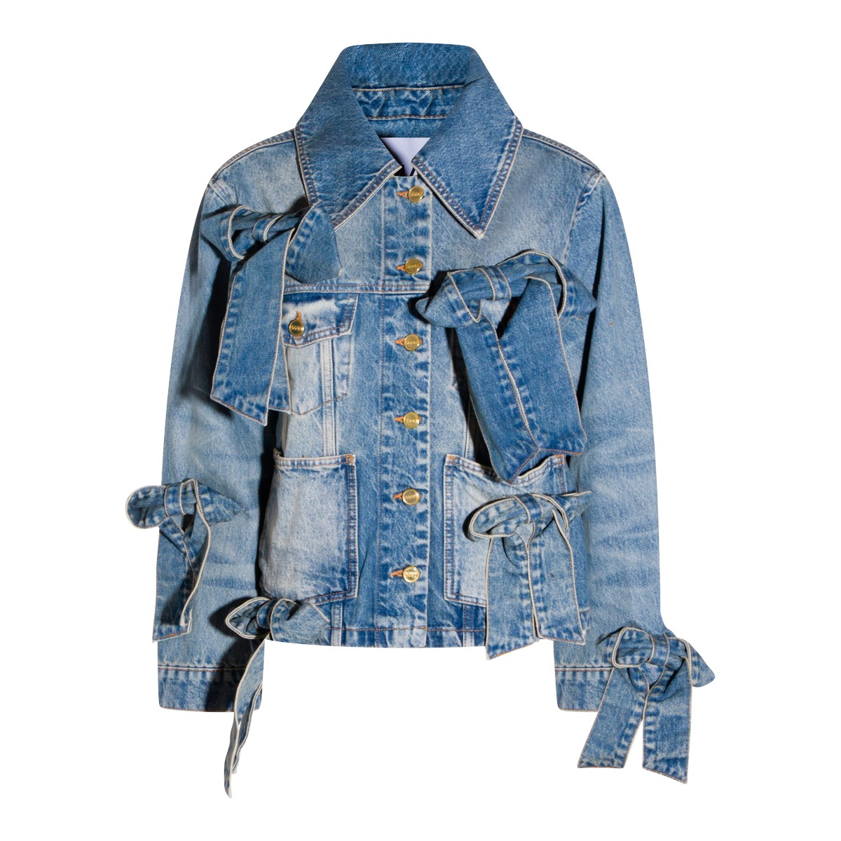 BLUE COTTON DENIM JACKET