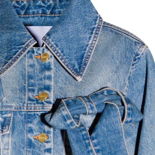 BLUE COTTON DENIM JACKET