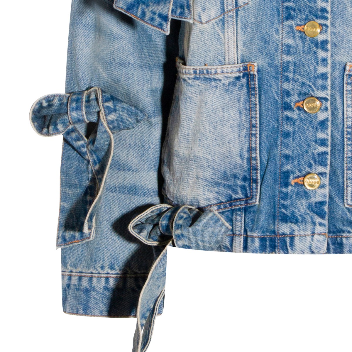 BLUE COTTON DENIM JACKET