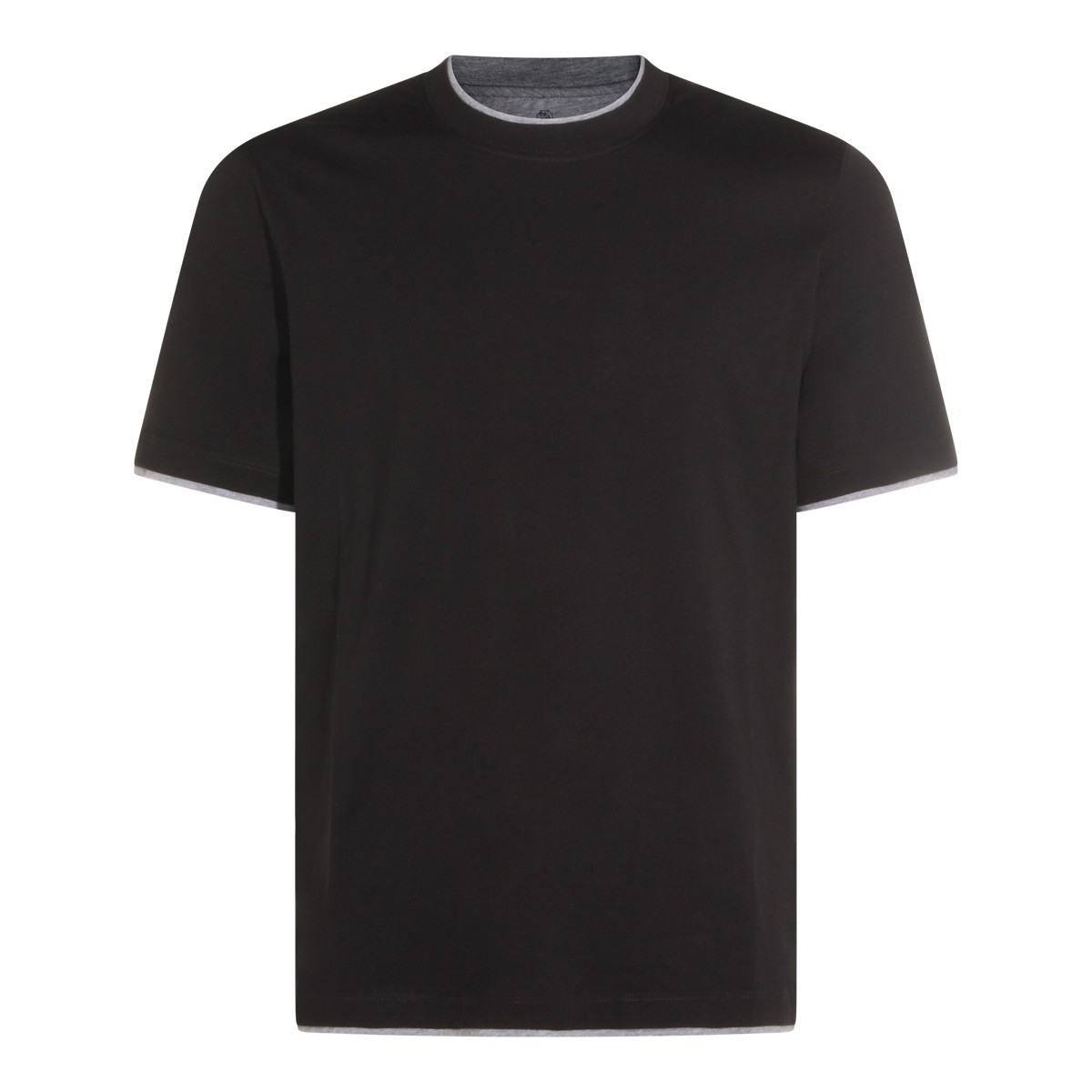 BLACK COTTON T-SHIRT