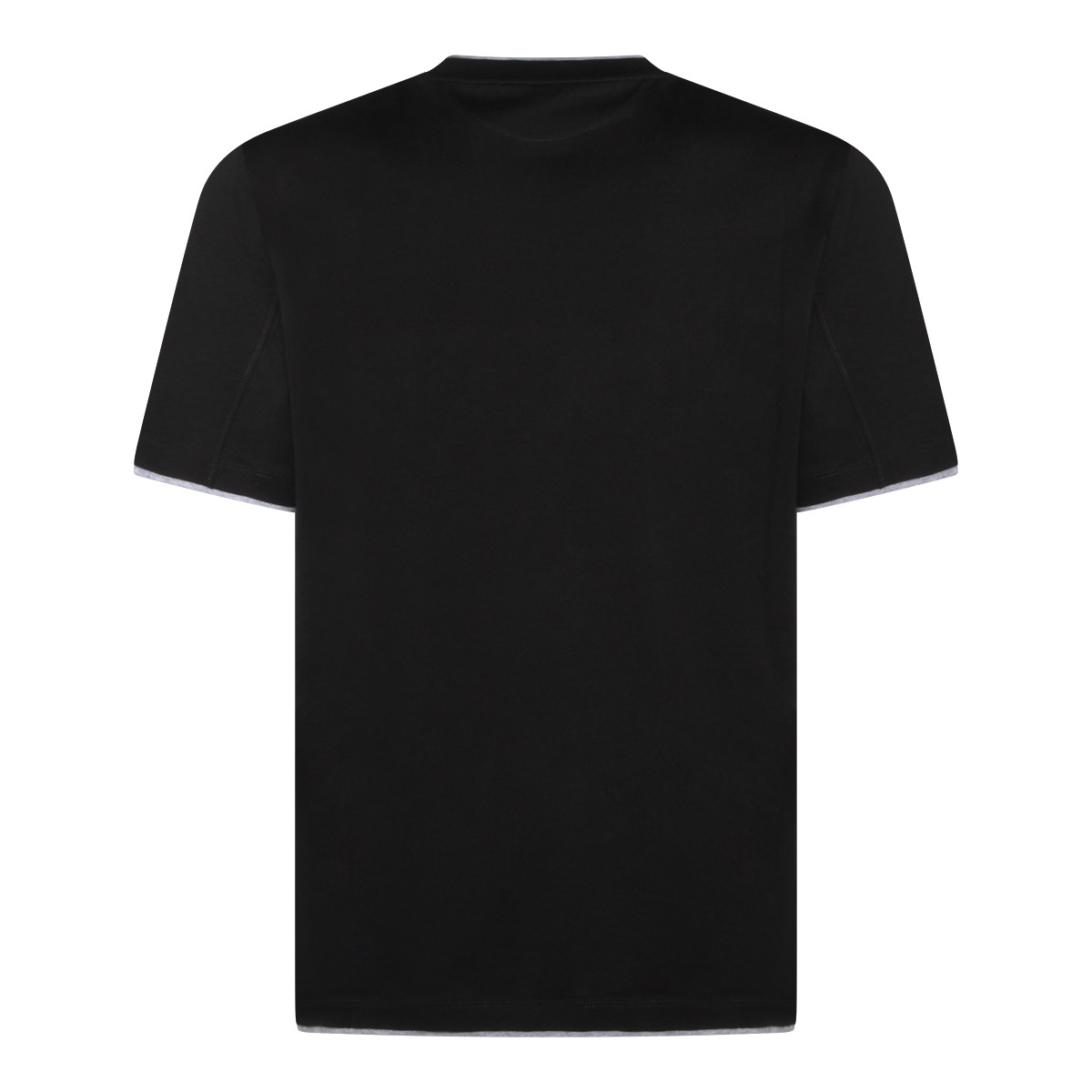 BLACK COTTON T-SHIRT