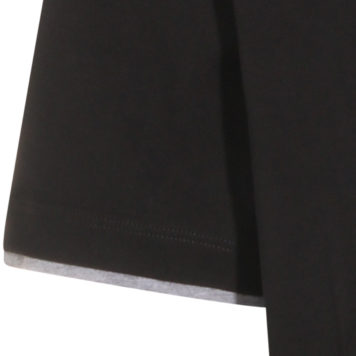 BLACK COTTON T-SHIRT