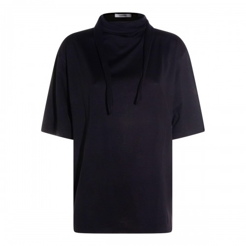 BLACK COTTON T-SHIRT