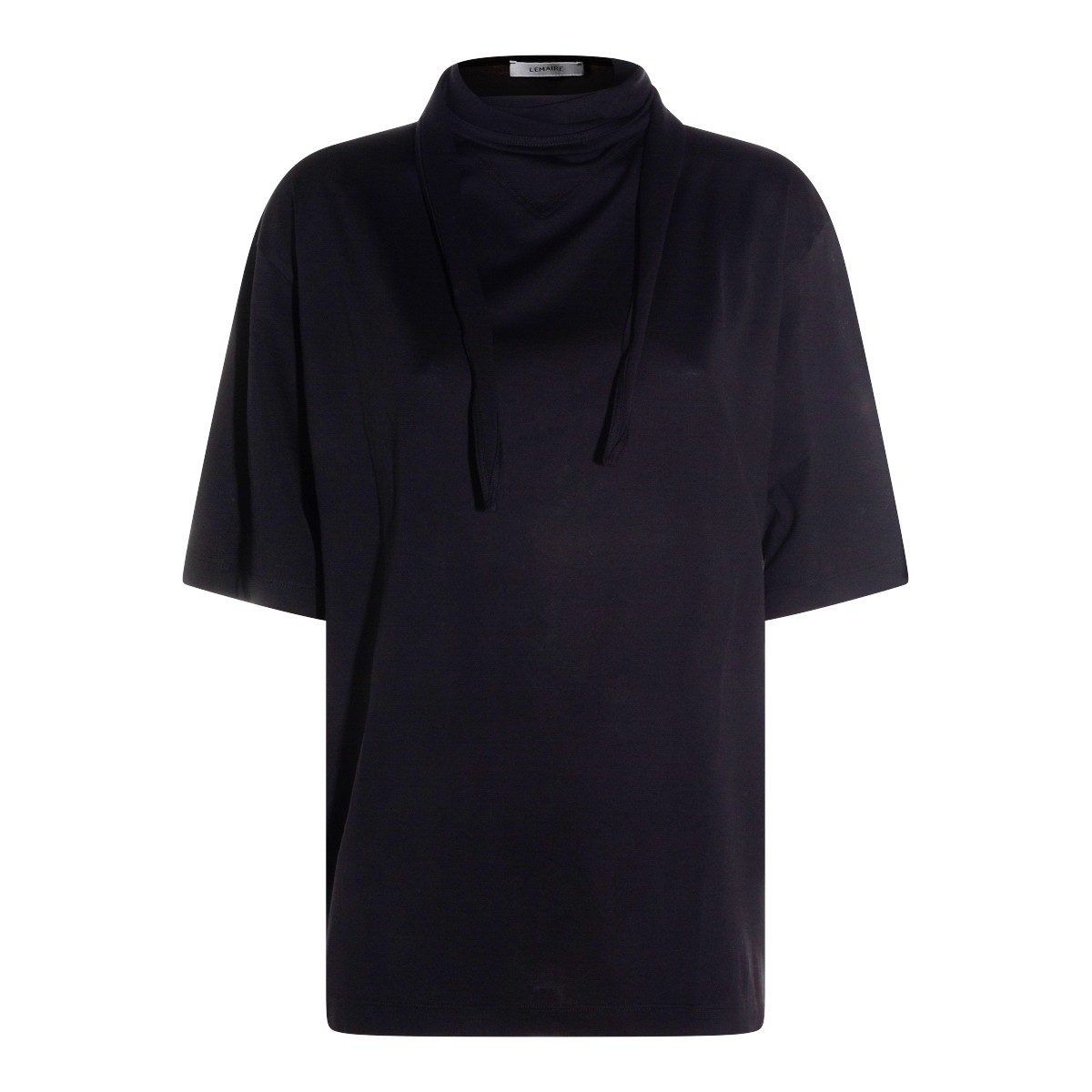 BLACK COTTON T-SHIRT