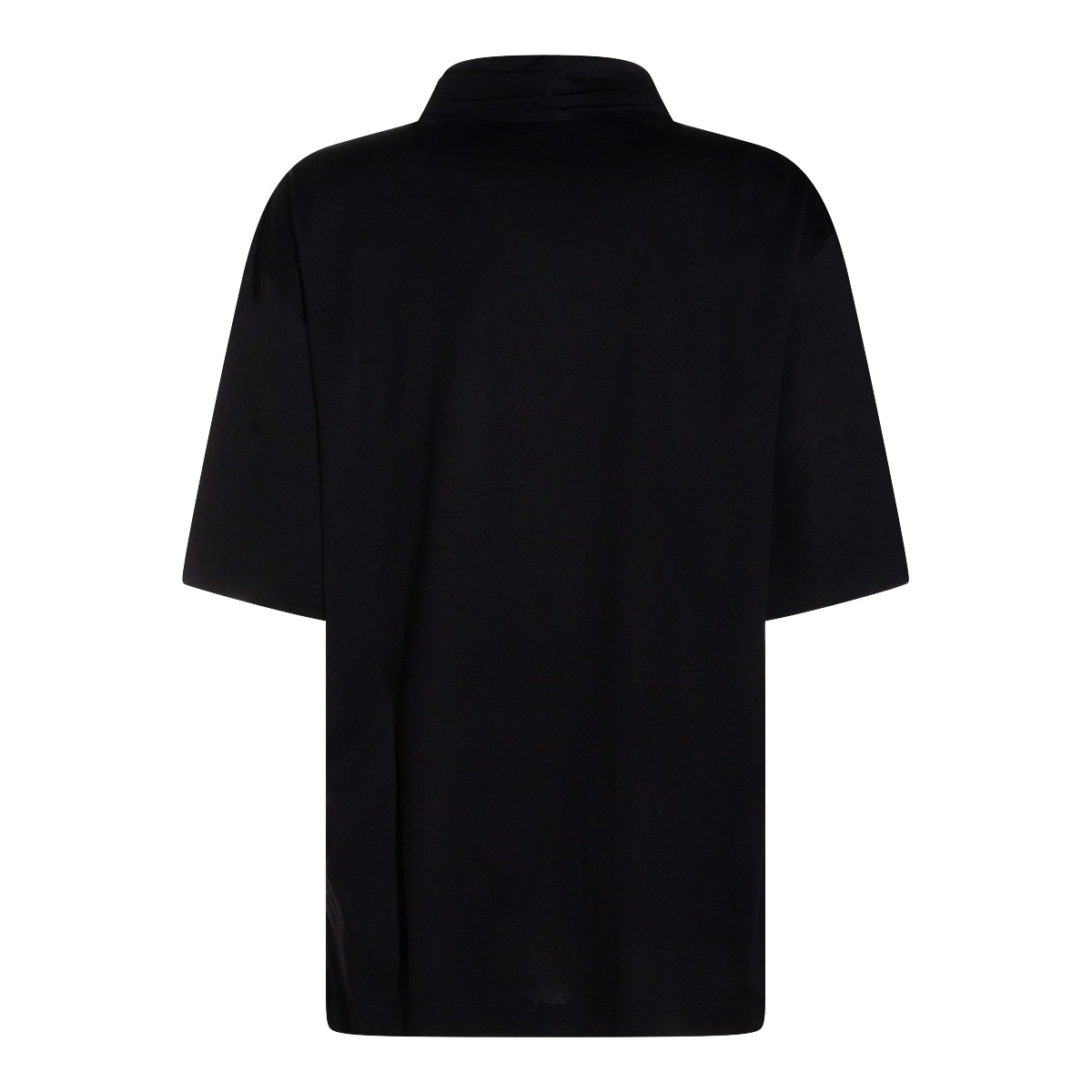 BLACK COTTON T-SHIRT