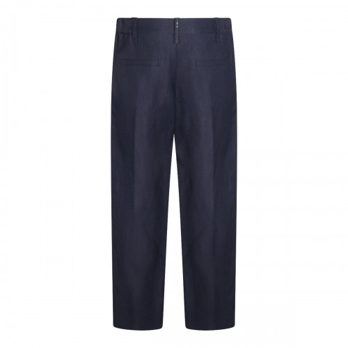 BLUE VISCOSE PANTS
