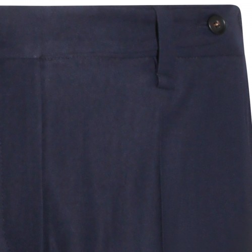 BLUE VISCOSE PANTS