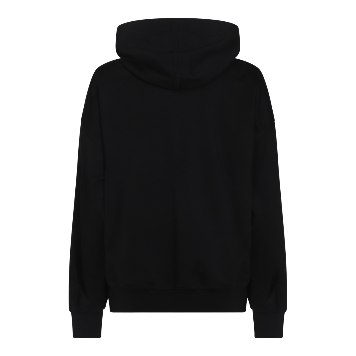 BLACK COTTON SWEATSHIRT