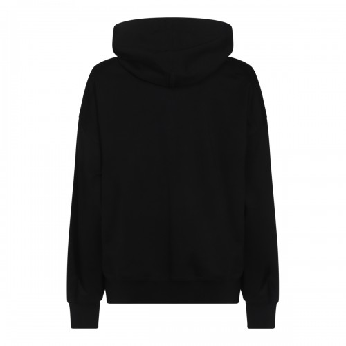 BLACK COTTON SWEATSHIRT