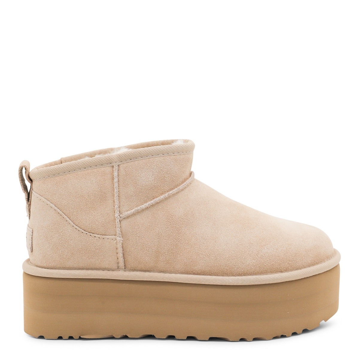 SAND ULTRA MINI PLATFORM BOOTS