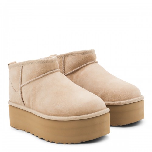 SAND ULTRA MINI PLATFORM BOOTS 2