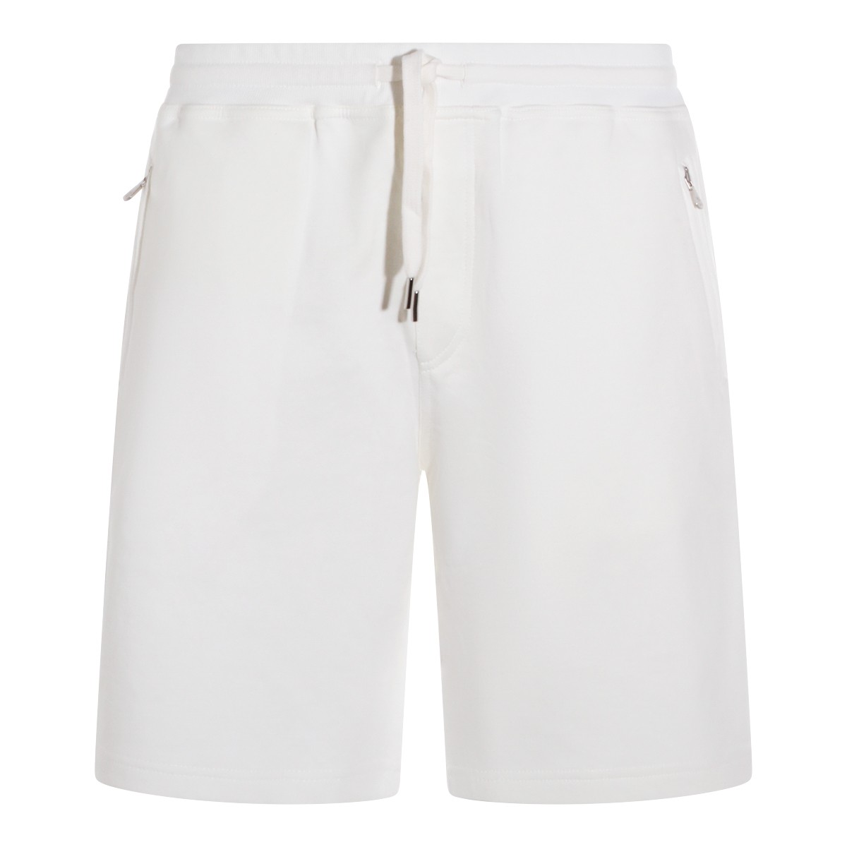 WHITE COTTON SHORTS