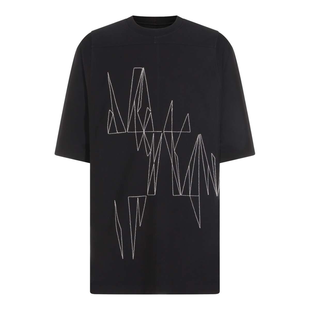 BLACK COTTON JUMBO T-SHIRT