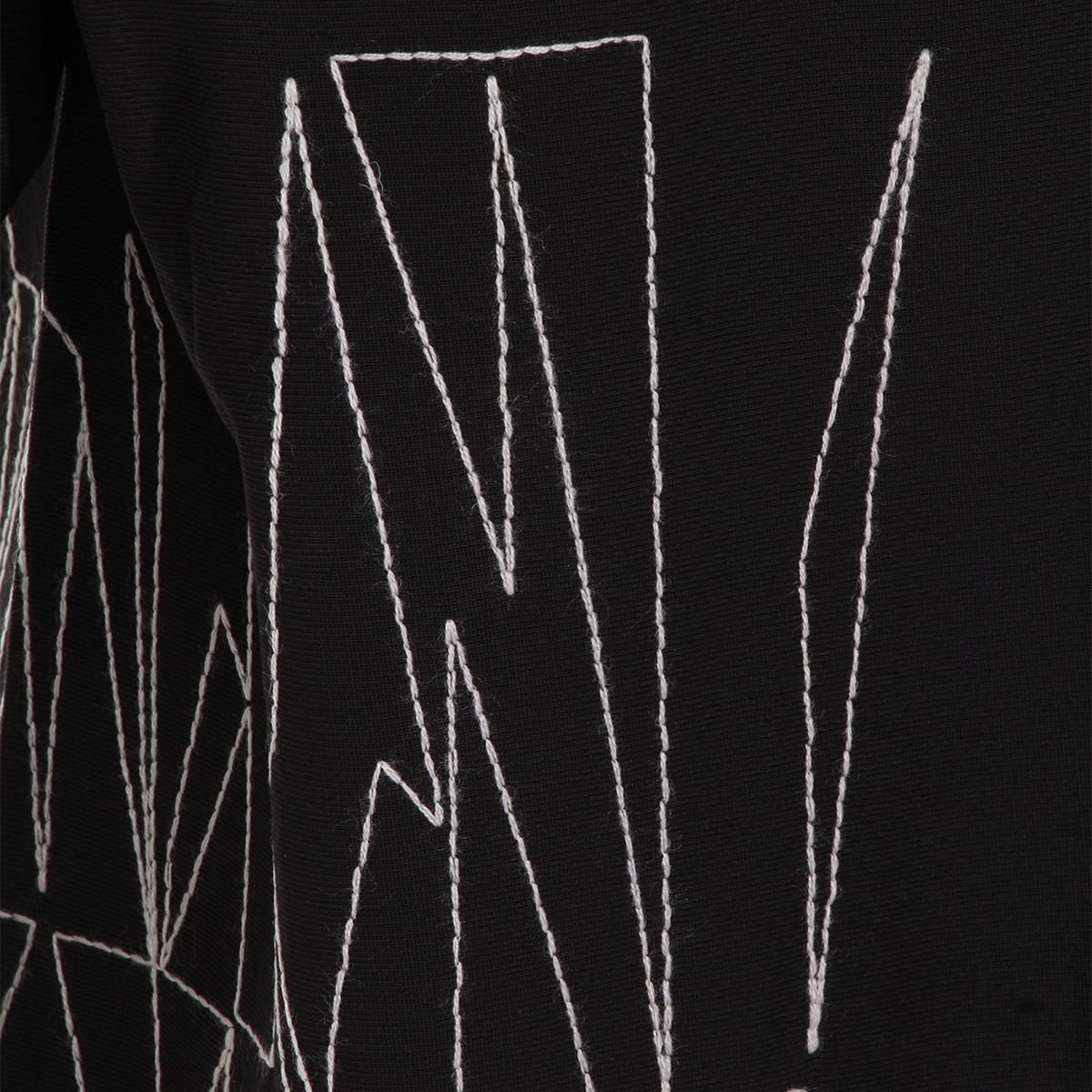 BLACK COTTON JUMBO T-SHIRT