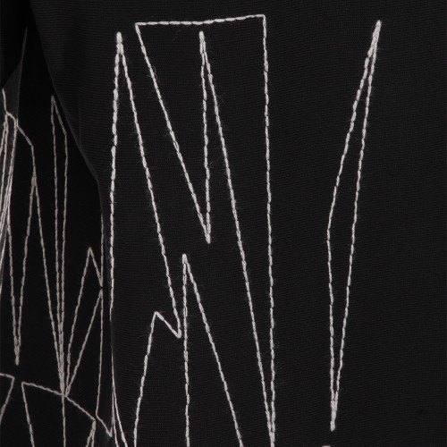 BLACK COTTON JUMBO T-SHIRT