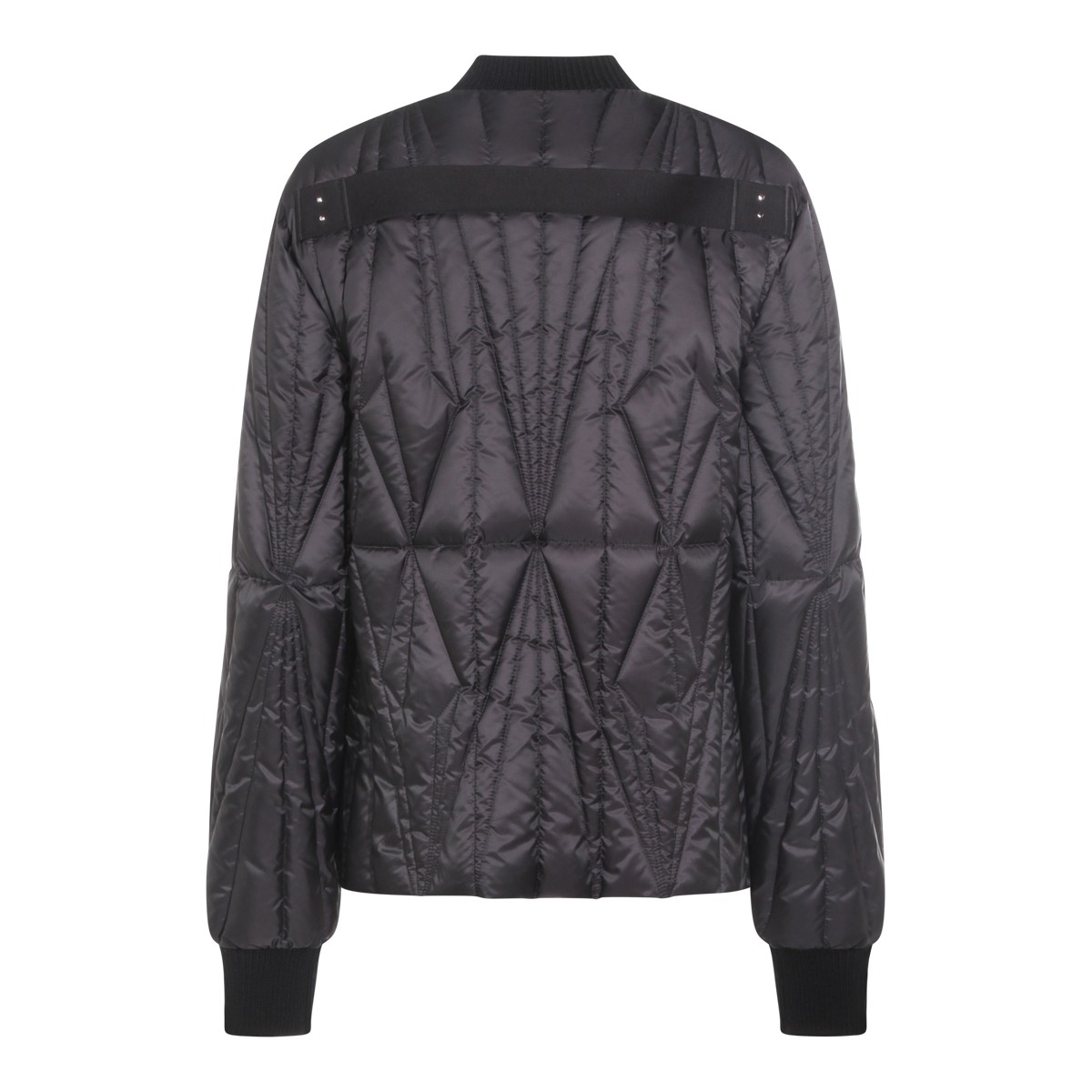 BLACK GEOCAMO FLIGHT DOWN JACKET