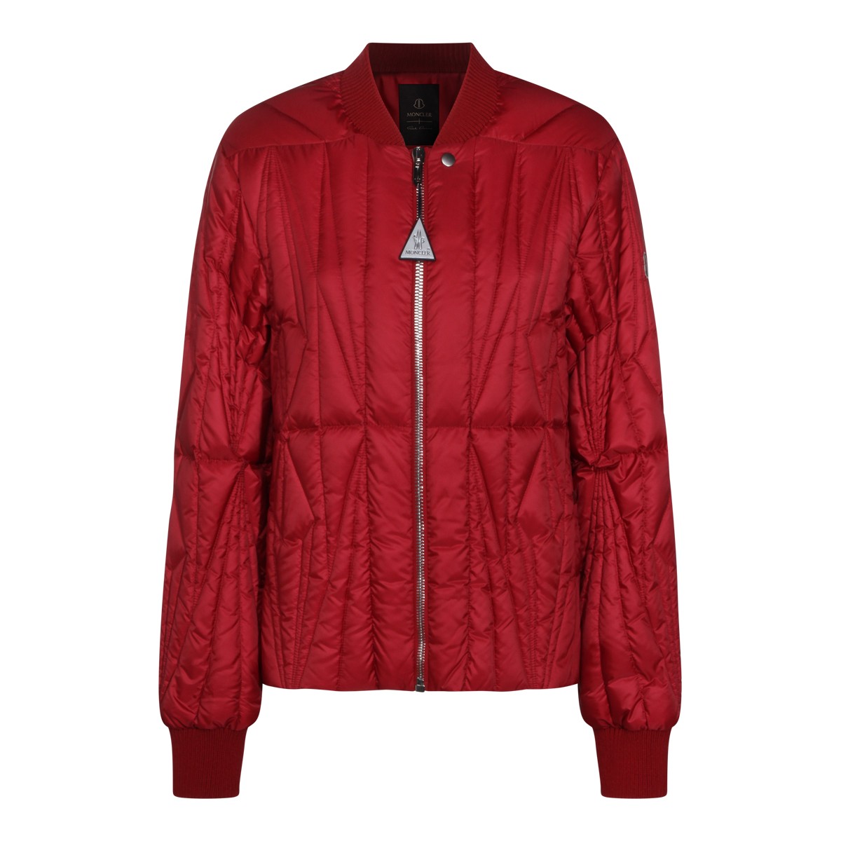 RED GEOCAMO FLIGHT DOWN JACKET